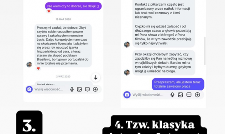 Tomasz Ćwiąkała ODPOWIADA na krytykę (?) kibica i... PUBLIKUJE SCREENY ROZMÓW :D